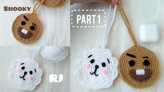 How to crochet BT21 Shooky and RJ pouches - Part 1