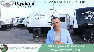2022 Highland Ridge Open Range Lite 261BH - Layzee Acres RV Sales