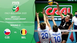 CZE vs. BEL - Round 2 | Full Game | Men's U21 Volleyball World Champs 2021