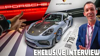 EXCLUSIVE FIRST LOOK AT THE NEW PORSCHE CAYMAN GT4 RS! | REVIEW