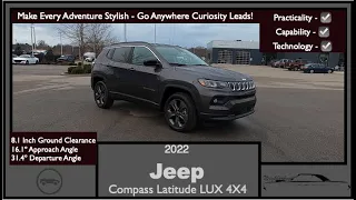 2022 Jeep Compass Latitude LUX 4X4 | In Depth Walk Around Review | All New for 22