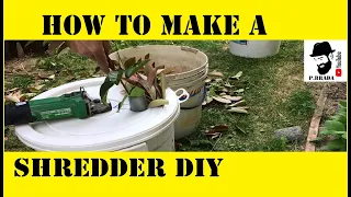 How to make a Wood Shredder/Chipper DIY