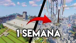 Abro un server ANÁRQUICO de Minecraft por 1 SEMANA Y PASA ESTO