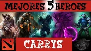 Guia | Mejores heroes de Dota2 | Hard Carry | Subir MMR | 7.06 | Español | Julian Greims