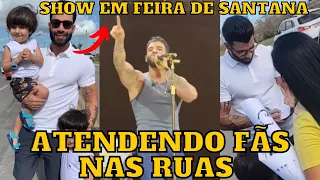 Gusttavo Lima ATENDENDO fãs na RUA em Feira de Santana-BA com muita SIMPATIA e CARINHO