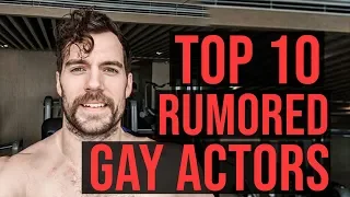 Top 10 Rumored  Hollywood Gay Actors | Celebrities
