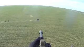 Helicopter Hog Hunt Slow Mo Kill Shots - It's a Wonderful World