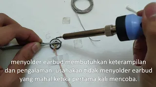 Short Tutorial How to Recable Earbud