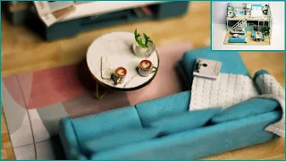 Blue Poetic Life Kit Tutorial MRS29 | Miniature Dollhouse Assembly | 1:24 Scale DIY