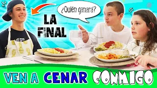 VEN A CENAR CONMIGO 🍽 ¡MATEO hace la CENA a SUS HERMANOS! 👨‍🍳 FINAL Ven a CENAR con THE CRAZY HAACKS