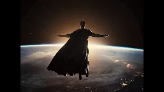 Superman flies to the Sun to heal, and then into Space