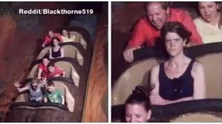 Angry Woman on Splash Mountain Ride Becomes Viral Hit