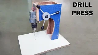 How to Make a Drill Press Machine at Home