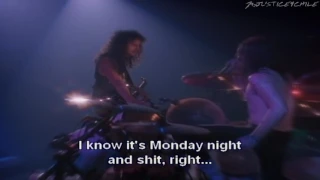 Metallica - Drum Battle, Guitar Solo & Horsemen [Live San Diego DVD 1992] (W/ Lyrics)