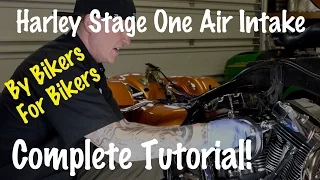 Install Stage One Air Intake Kit on Harley Davidson Motorcycle | Biker Motorcycle Podcast