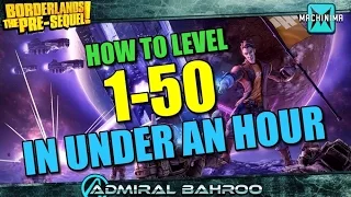 How to Level from 1-50 in 45 Minutes in Borderlands The Pre-Sequel! 1M Cash & 200 Moonstone!