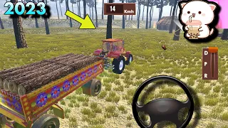 New John Deere 4wd Tractor Loading mud in Pond Mahindra 275 Eicher Euro 55 JCB 3DX GAMEPLAY