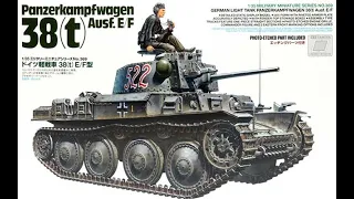 Tamiya 1/35 Pz.kpfw.38t Ausf E/F Model Kit # 35369