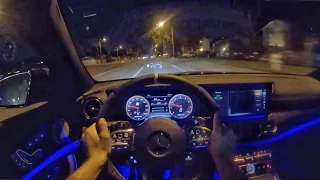 2020 Mercedes AMG E63 S POV Night Drive (3D Audio)(ASMR)