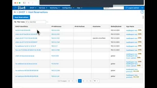 Stork dashboard for Kea DHCP: Host reservations and lease query