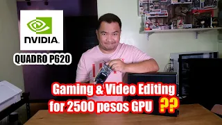 Quadro P620: affordable GPU for gaming and editing | JK Chavez