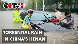 Henan Raises Emergency Response to Level II as Downpour Continues