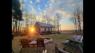 Year 2 : Timelapse Of A Cozy Off-grid Tiny Cabin in The Woods.