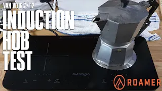 Induction cooking test, With Water, Soup and Coffee.