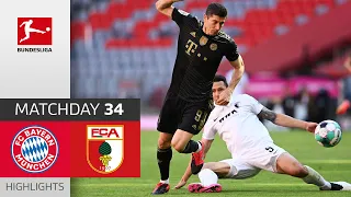 FC Bayern München - FC Augsburg | 5-2 | Highlights | Matchday 34 – Bundesliga 2020/21