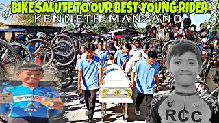 KENNETH MANZANO FUNERAL PARADE..GRABE DAMI NAGMAMAHAL SAYO BIKE SALUTE SAYO IDOLO