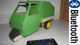 o'trerrote, Ape car, RC smartphone, bluetooth, diy