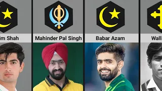 Religion of Pakistani 🇵🇰🇵🇰🇵🇰 Cricketers | Muslim ☪️ Hindu 🕉️ Christian ✝️ Sikh