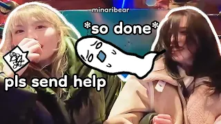 mina and momo overcome their trauma (ft. mina's loudest scream ever)