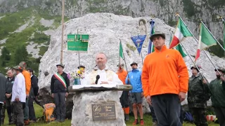 50°Collocazione Madonnina Penne Nere -La Preghiera dell'Alpino- (Video: L. Rinaldo)