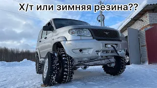 Какая резина лучше для off-road зимой? Глубокий снег.