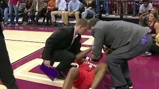 Clemson's Shelton Mitchell Takes Elbow To Head, Helped Off Court at FSU