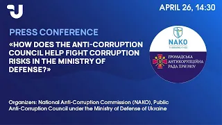 How does the Anti-Corruption Council help fight corruption risks in the Ministry of Defense?