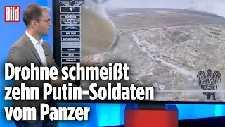 Russen-Armee ignoriert Gefahr aus der Luft | BILD-Lagezentrum