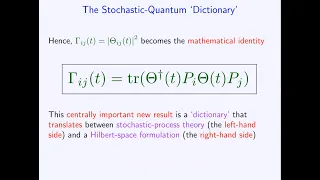 Jacob Barandes - "A New Formulation of Quantum Theory"
