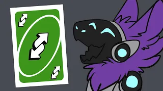 A Protogen Gets an Uno Reverse Card