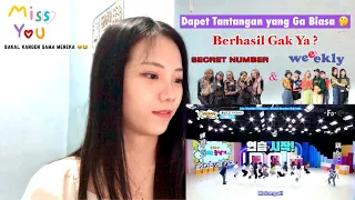 [REACTION] IDOL VS IDOL SECRET NUMBER VS WEEEKLY EP.4 (INDO SUB)