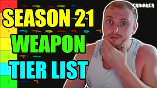 SEASON 21 BEST WEAPON TIER LIST!