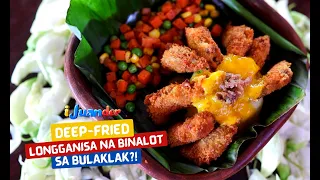 Deep-fried longganisa na binalot sa bulaklak?! | I Juander