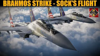 Indian Brahmos Strike - Su-30's Perspective (Naval Battle 80) | DCS