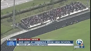 Gas leak at Seminol Ridge High School