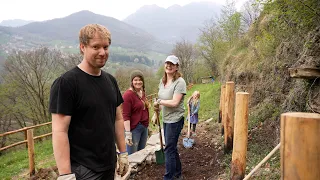 Family Homestead Garden in the Mountains / 72 Hour Timelapse (in 30 minutes)