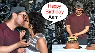 Aamir Khan Locks Lips With Wife Kiran Rao in Public During Birthday Celebration 2019