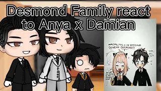 Desmond Family react to Anya x Damian!🥜👊 ❌😏😳