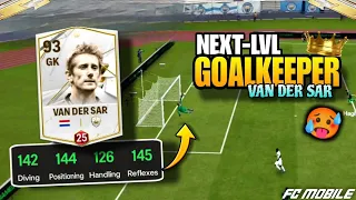 Next level GOALKEEPER? 🥵 | VAN DER SAR review🔥 | Fc mobile