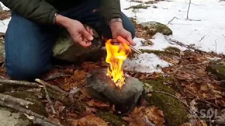 S.O.L. Mag Striker - How to Start a Fire with a Magnesium Fire Starter Stick